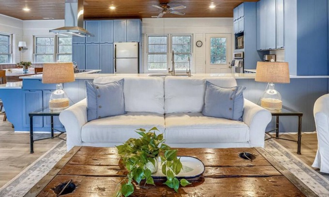 Royal Oak Casa | Heron There - Expansive waterfront views from the bedrooms, living room, and kit