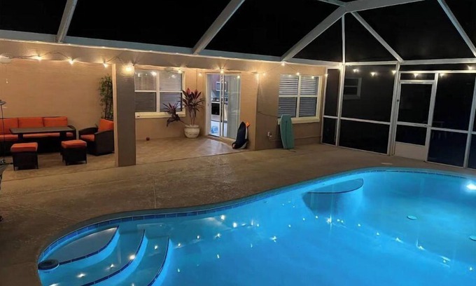 Palm Coast Casa | Hidden Gem- stylish 3BR house w/heated pool