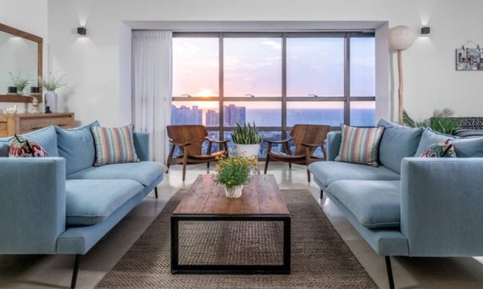 Tel Aviv City Center Condominio | High Floor Sea View Serviced Building