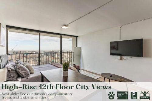 Downtown Salt Lake City Apartamento | High Rise 12th Floor City Views Free Pkg Gym