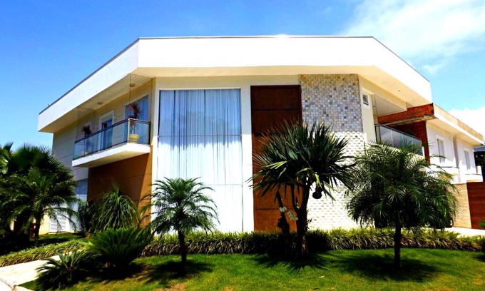 Jardim Acapulco Casa | Alto estándar de lujo Guaruja Acapulco Holiday Holidays FDS Pantalla grande120Pol R $ 800 / día Arriba