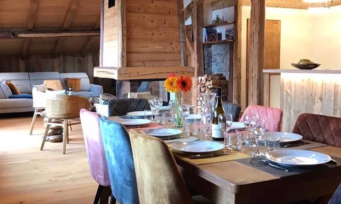 Servoz Otro | High standing farm of 200m2 in the Chamonix Valley with MONT-BLANC view