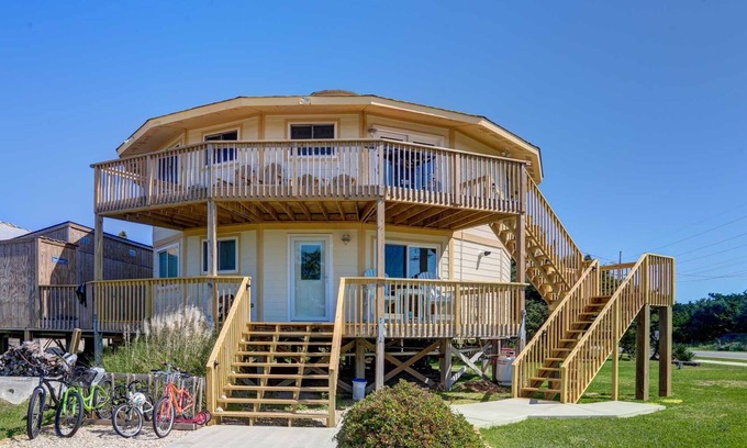 Avon Cabaña | High Tide Top Floor Unit B Avon NC