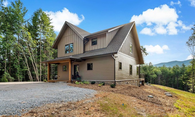Nebo Casa | Higher Ground at Lake James | Hot Tub, Boat Slip & Game Room!