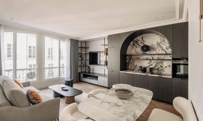 Quartier Sainte-Avoye Apartamento | HIGHSTAY - Luxury Serviced Apartments - Centre Pompidou Museum