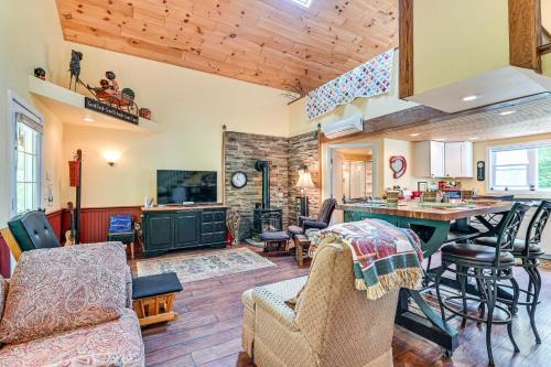 Dansville Casa | Hike, Bike, Fish and More Dansville Cabin with Yard!