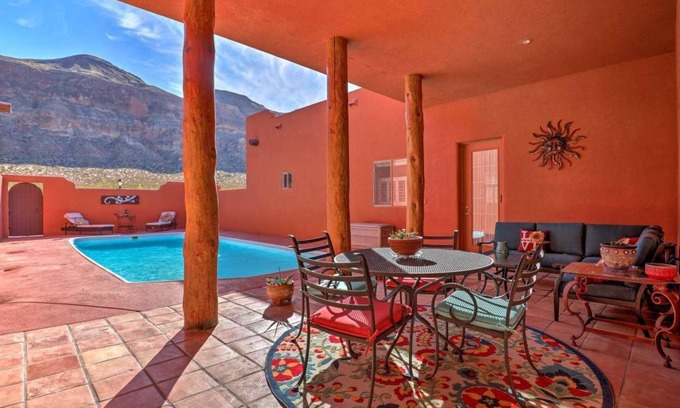 Hurricane Casa | Hills of Zion Pueblo House w/ Private Pool