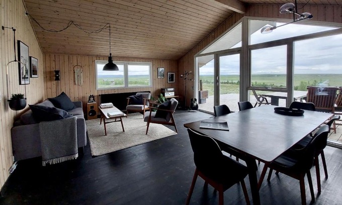 Reykholt Casa | Hilltop Cabin Hekla - Golden Circle - Geysir - Mountain View