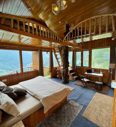 Jibhi Chalet De Esquí | Himalayan Quails Nest Treehouse