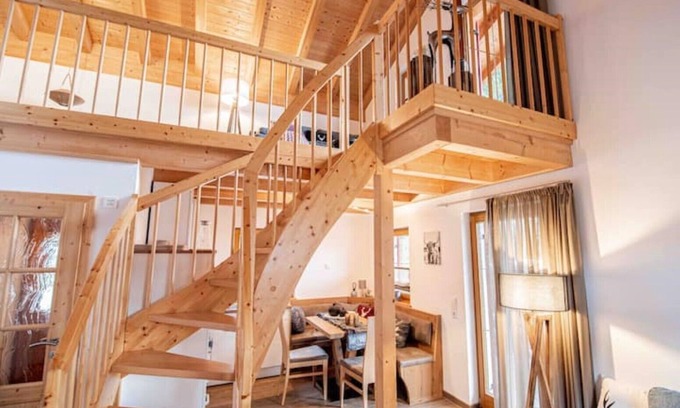 Lechbruck Chalet De Esquí | Hirsch-Chalet #Sauna