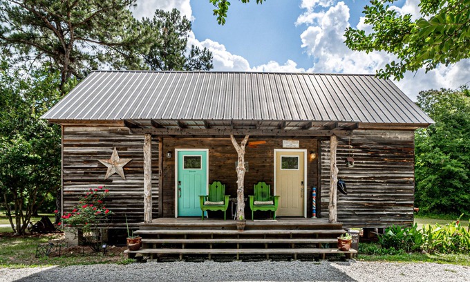 Jewell Cabaña | Historic cottage at 1895 Ashley Jewell estate 🍑42 acres and Ogeechee riverfront