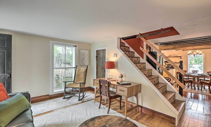 Lambertville Cabaña | Historic Home in Lambertville: Walk to Bridge