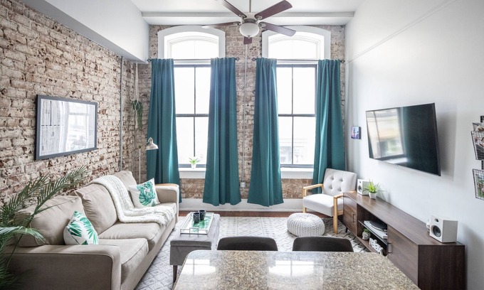 Yamacraw Village Condominio | Loft histórico en el corazón comercial del centro de Savannah
