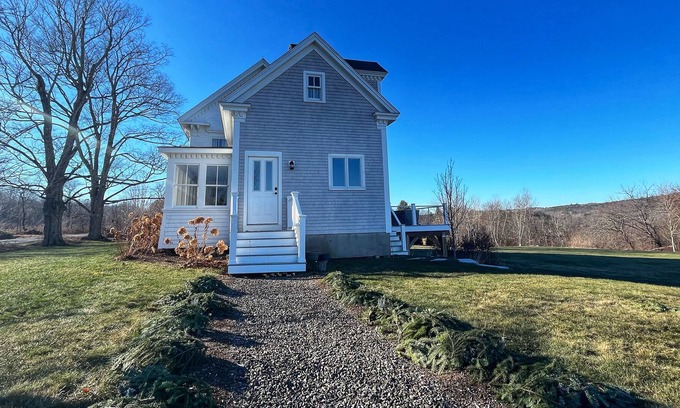 Appleton Casa | Historic riverfront home with skiing, golf nearby, deck, & washer/dryer