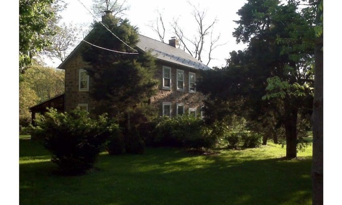 Cherryville Casa | Historic stone house in a rural setting in the Lehigh Valley