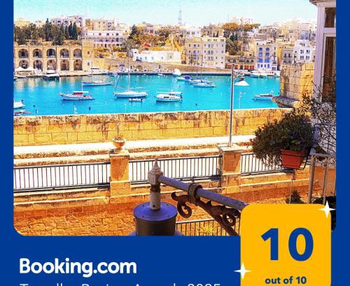 Birgu Apartamento | Historic Vittoriosa Maisonette with Sea View