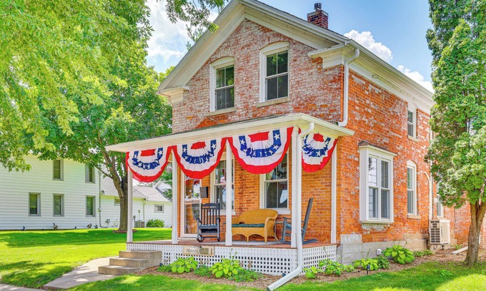 Wabasha Casa | ¡NUEVO! Histórico Wabasha Home w / Patio, en el centro!