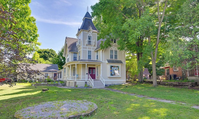 Waupaca Casa | Historical Victorian Home in Charming Waupaca!