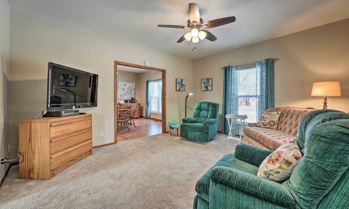 West Mineral Casa | Historical West Mineral Escape w/ Porch!