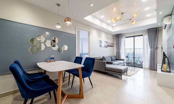 Thao Dien Casa | Ho Chi Minh 2nd Luxury Apartment river view 2King bad Swimming Pool gym