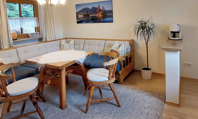 Ramsau Apartamento | Apartamento Hoher Göll, 1-2 personas, 50 qm, baño / WC, balcón, TV, 1 dormitorio, dúplex, no fumador, suroeste