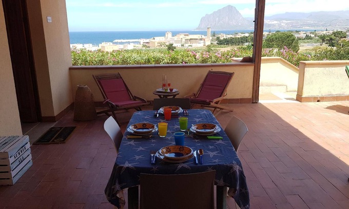 Tonnara di Bonagia Apartamento | Apartamento de vacaciones Tonnara San Cusumano para 2 - 4 personas con 1 dormitorio - Casa adosada