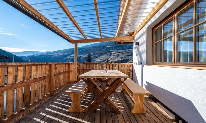Bressanone Apartamento | Apartamento "Binderhof Apt Obm" con vistas a la montaña, terraza privada y Wi-Fi