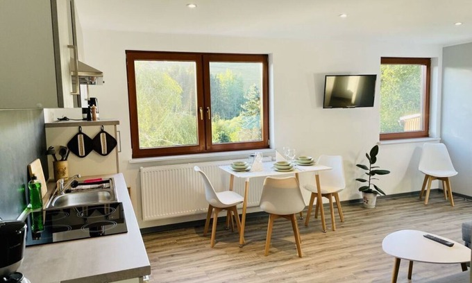 Klingenthal Apartamento | Apartamento vacacional vista montaña
