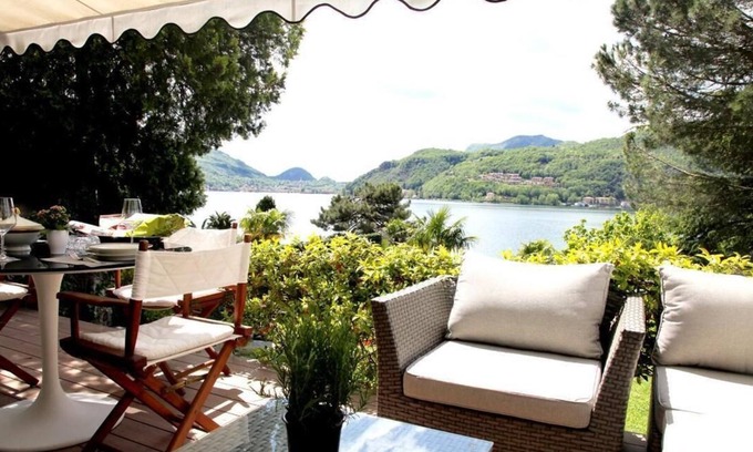 Morcote Apartamento | Apartamento de vacaciones Morcote para 2 personas con 1 dormitorio - Apartamento en chalet de lujo