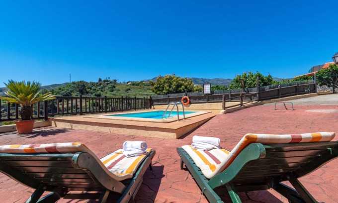 La Solana Cabaña | Casa rural con piscina privada en San Mateo