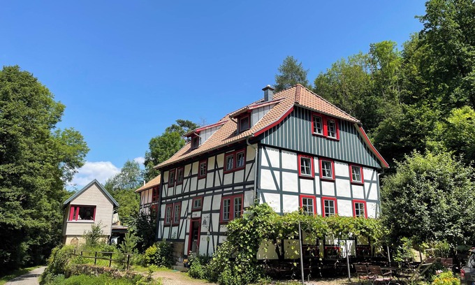 Heringen Apartamento | Holiday apartment with sauna & café in old mill