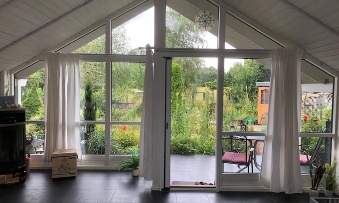 Zarrentin am Schaalsee Casa | Casa de vacaciones 'Ferienhaus Gartenblick Am Schaalsee' con terraza privada y jardín privado