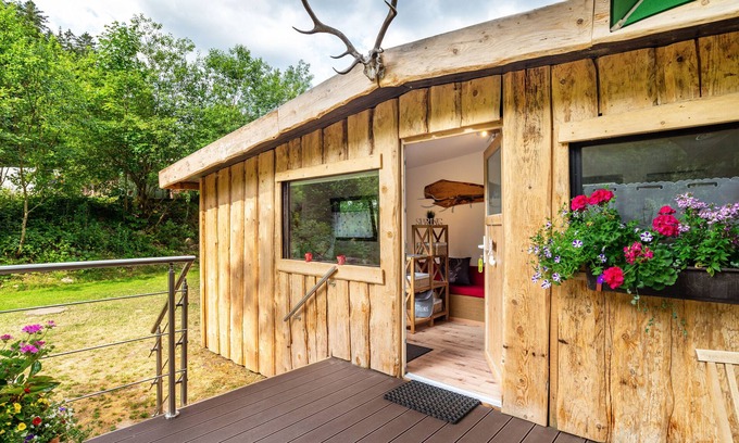 Zwickgabel Casa | Casa de vacaciones 'Am Bach' con terraza privada y jardín privado