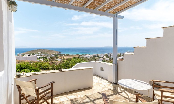 Agios Ioannis Casa | Casa de vacaciones 'Anemologio 304 Tinos' con vistas al mar, Wi-Fi y aire acondicionado