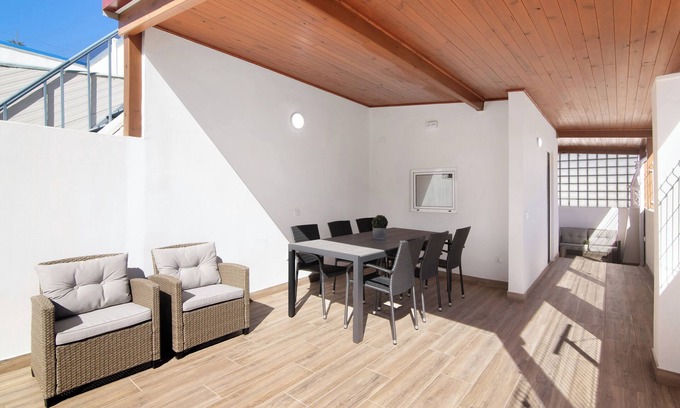 Fuseta Casa | Casa de vacaciones 'Casa Anzol' con terraza privada, Wi-Fi y aire acondicionado