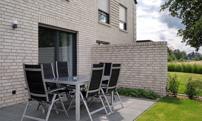 Lembruch Casa | Casa de vacaciones 'Das Strandhaus' con terraza privada, jardín privado y Wi-Fi