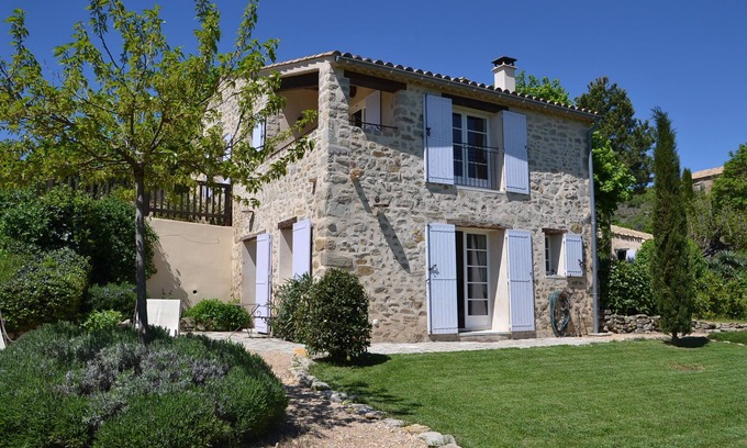 Aiglun Otro | Holiday home for 5 in charming private hamlet with panoramic views and pool