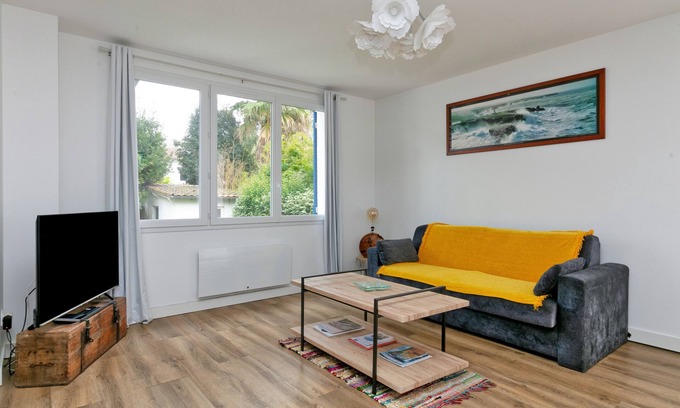 La Baule-Escoublac Villa | Casa de vacaciones 'Sandrine Au Calme Avec Jardin' con terraza privada, jardín privado y Wi-Fi