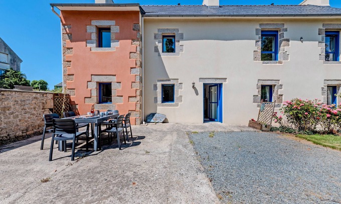 Cleder Casa | Casa de vacaciones 'Gîte De Pen Douar' con terraza privada, jardín privado y Wi-Fi