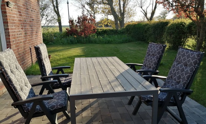 Westerkoog Casa | Casa de vacaciones 'Haus Deichtraum' con terraza compartida y Wi-Fi