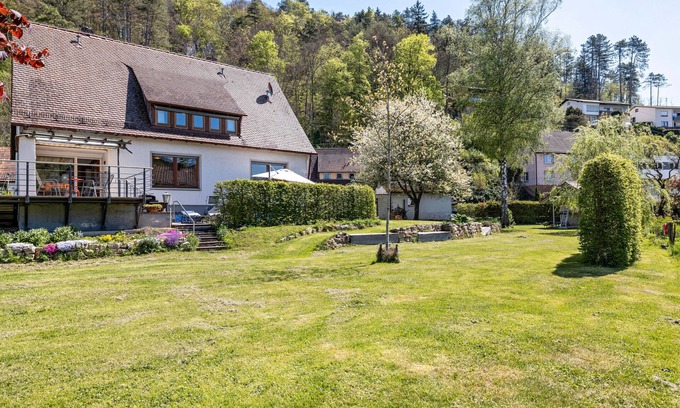 Veringenstadt Casa | Casa de vacaciones 'Haus An Der Lauchert' con terraza privada, jardín privado y Wi-Fi