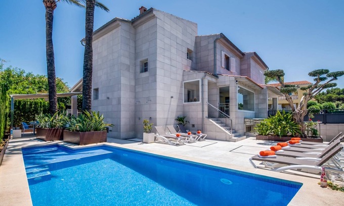 es Bacares Casa | Casa en Alcudia con Piscina de Agua Salada