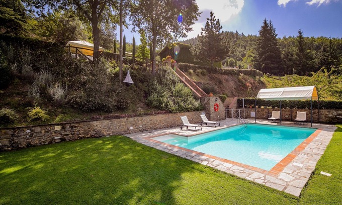 Pieve di Chio Casa | Casa en Cortona con Piscina y Jardín