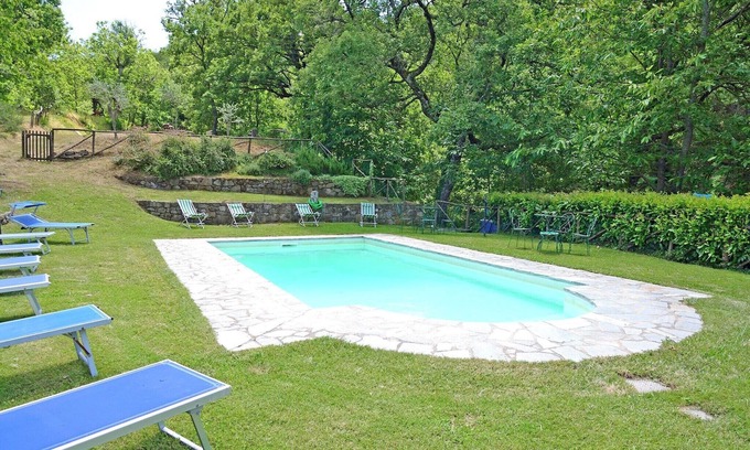 Pieve di Chio Casa | Casa vacacional en Toscana con piscina y vistas