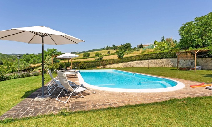 Citta di Castello Casa | Casa en Umbría con piscina y vistas
