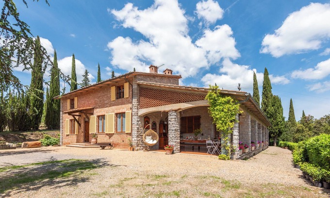 Vertine Villa | Casa de vacaciones 'Vertine Countryside' con terraza privada, Wi-Fi y aire acondicionado