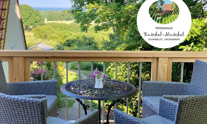 Gronenberg Casa | Casa de vacaciones 'Kuschel-Muschel' con vistas al mar, terraza privada y wifi