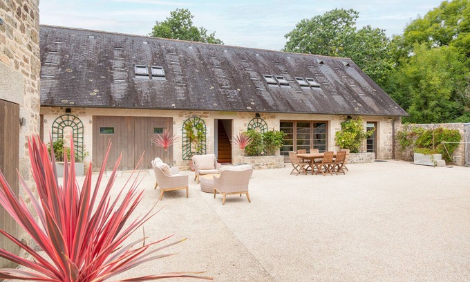 Nevez Casa | Casa de vacaciones 'La Maison Des Gardes Du Hénan' con terraza privada, jardín privado y Wi-Fi