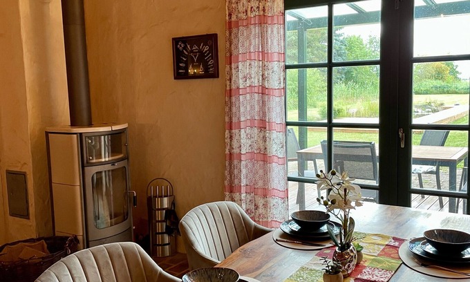 Karlshagen Casa | Casa de vacaciones 'Landhaus Karlshagen Peeneblick' con terraza, jardín y Wi-Fi