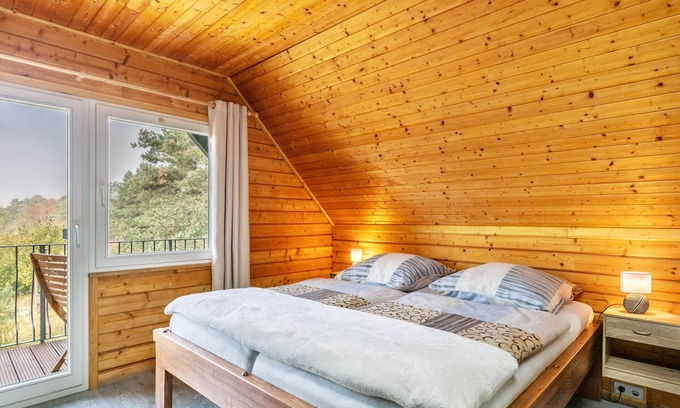 Niederfinow Casa | Casa de vacaciones 'Obergeschoss' con balcón y Wi-Fi